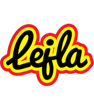 Lejla flaming logo