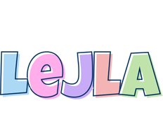 Lejla pastel logo