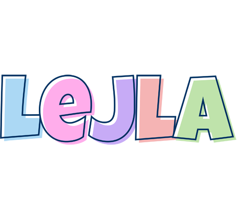 Lejla pastel logo