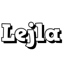Lejla snowing logo
