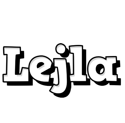 Lejla snowing logo