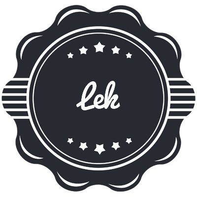 Lek badge logo