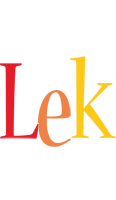 Lek birthday logo