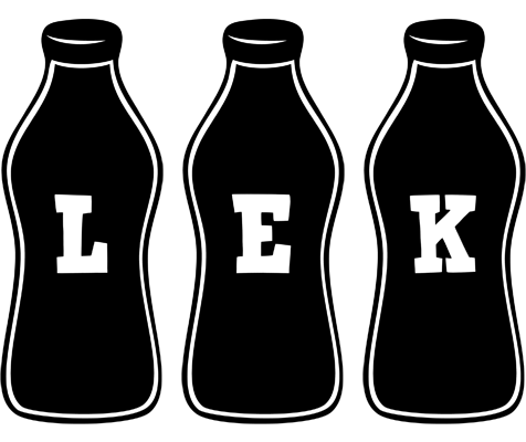 Lek bottle logo
