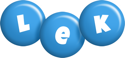 Lek candy-blue logo