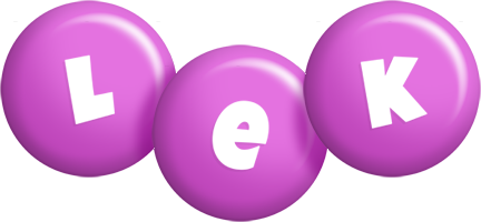 Lek candy-purple logo