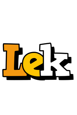 Lek cartoon logo