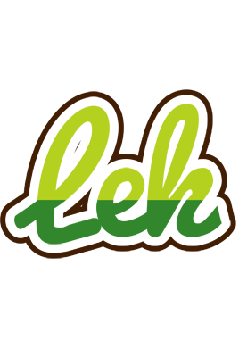 Lek golfing logo