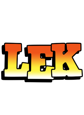 Lek sunset logo