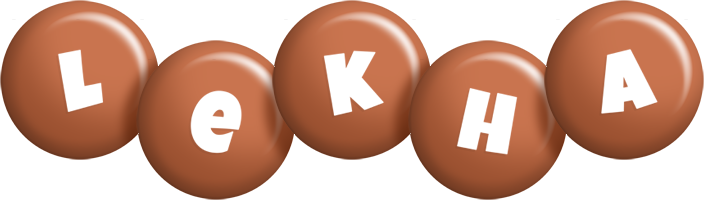 Lekha candy-brown logo