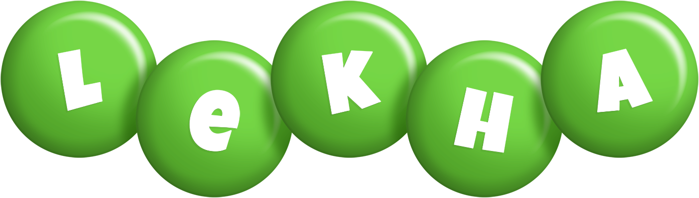 Lekha candy-green logo