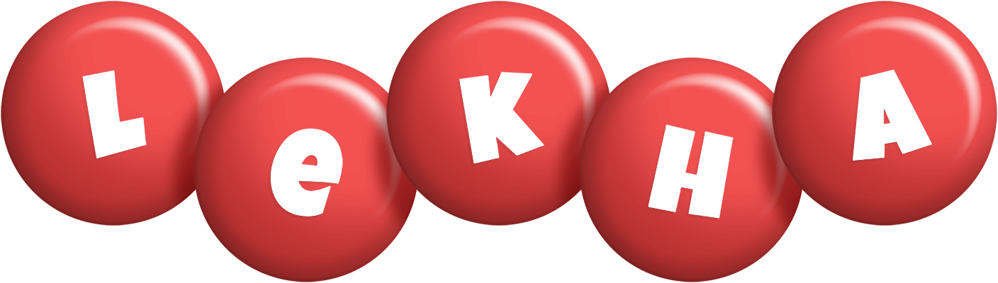 Lekha candy-red logo