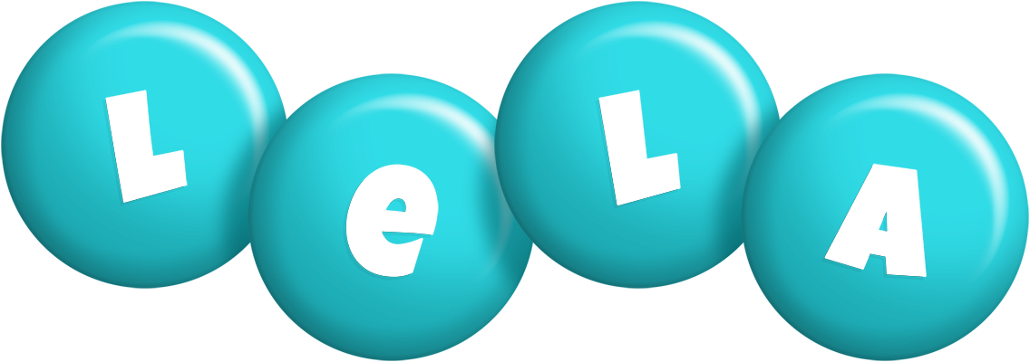 Lela candy-azur logo