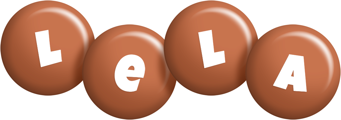 Lela candy-brown logo