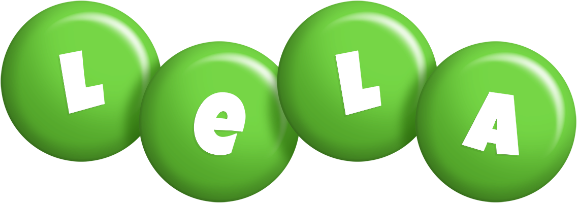 Lela candy-green logo