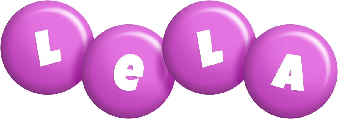 Lela candy-purple logo