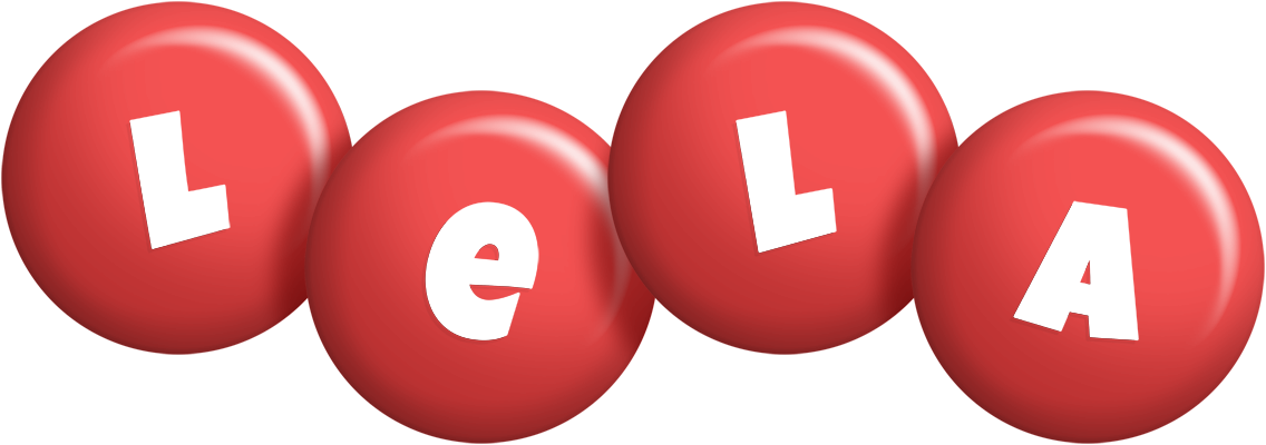 Lela candy-red logo
