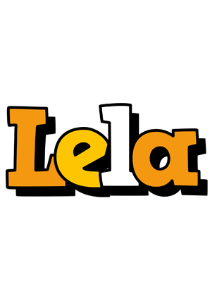 Lela cartoon logo
