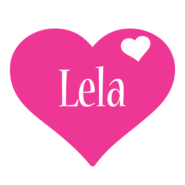 Lela love-heart logo