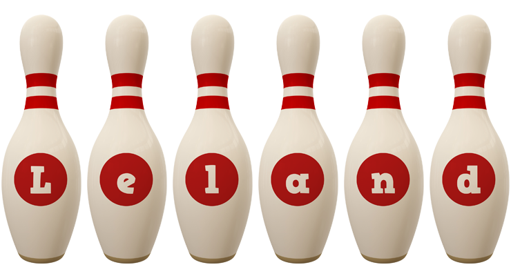 Leland bowling-pin logo