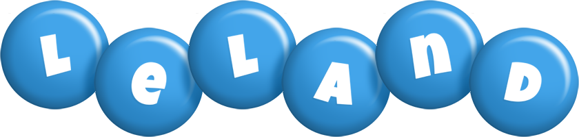 Leland candy-blue logo