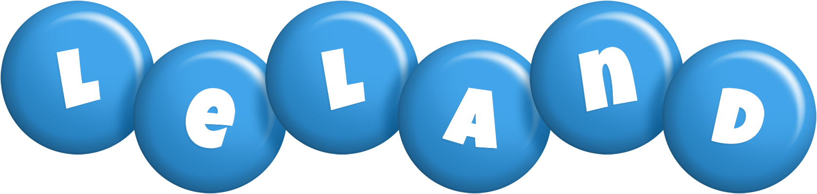 Leland candy-blue logo