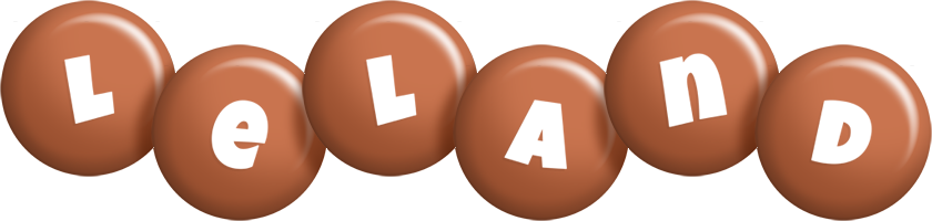 Leland candy-brown logo