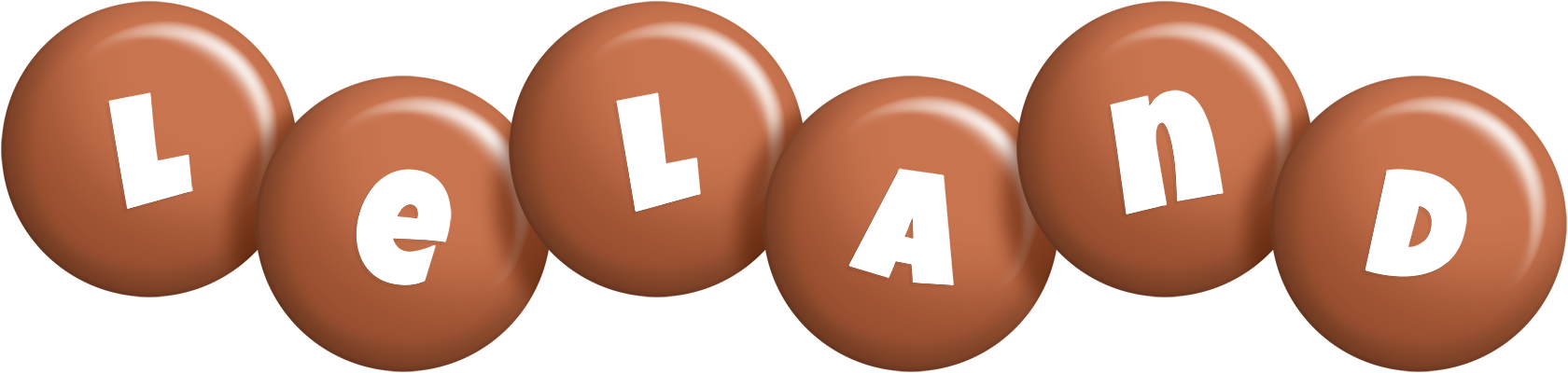 Leland candy-brown logo