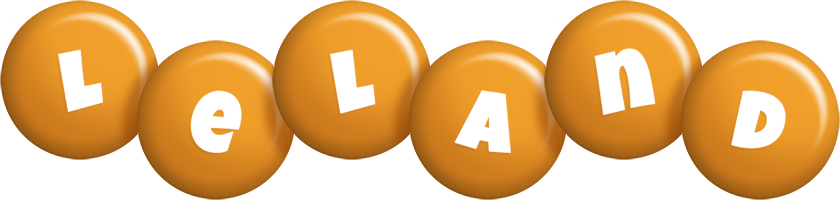 Leland candy-orange logo