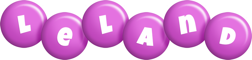 Leland candy-purple logo