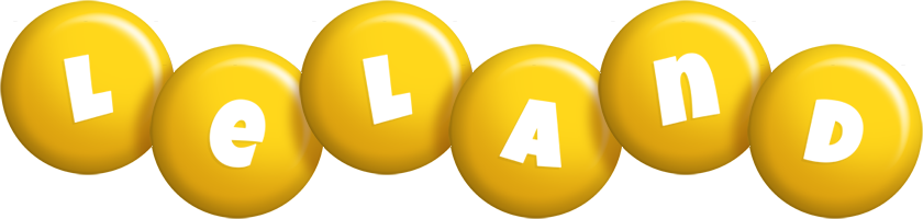 Leland candy-yellow logo