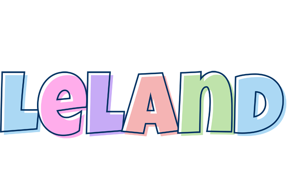 Leland pastel logo