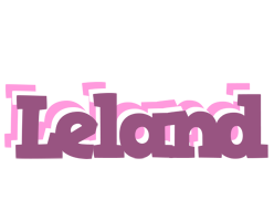 Leland relaxing logo