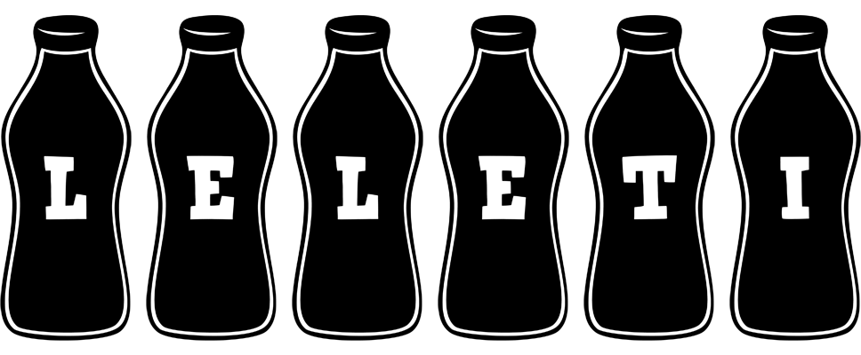 Leleti bottle logo