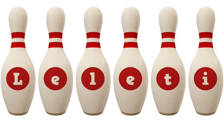 Leleti bowling-pin logo