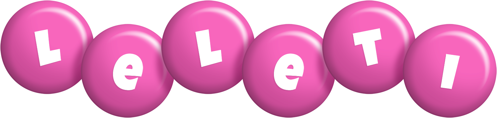 Leleti candy-pink logo