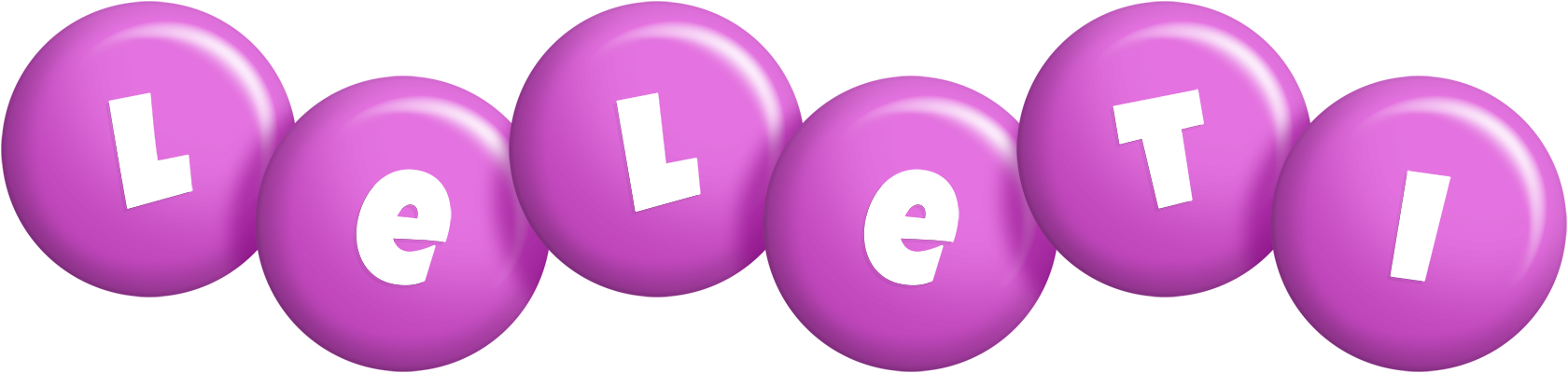 Leleti candy-purple logo