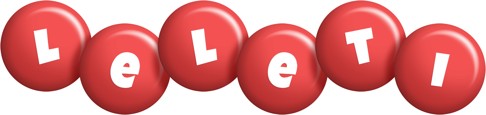 Leleti candy-red logo