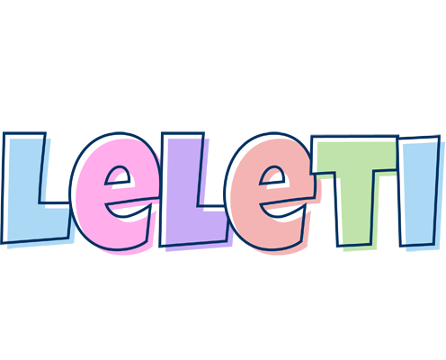 Leleti pastel logo