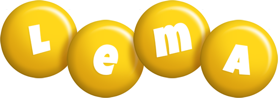 Lema candy-yellow logo