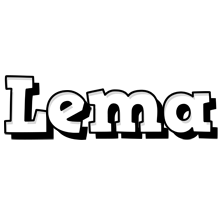 Lema snowing logo