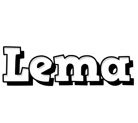 Lema snowing logo