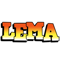 Lema sunset logo