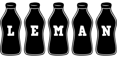 Leman bottle logo