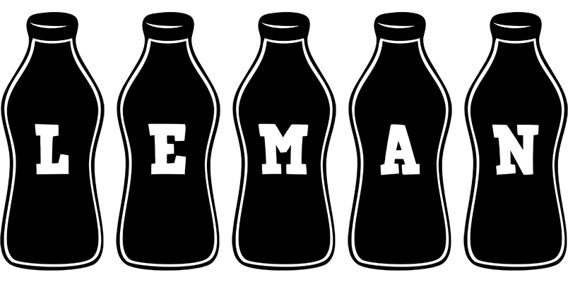 Leman bottle logo