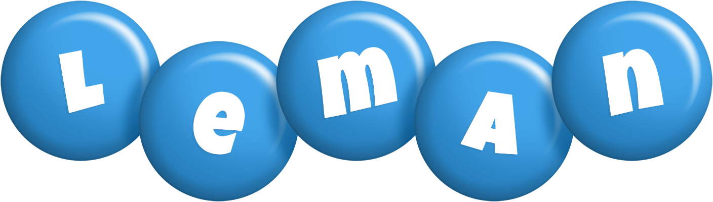 Leman candy-blue logo