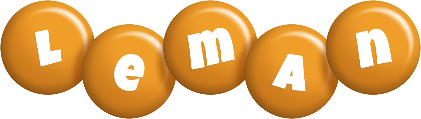 Leman candy-orange logo