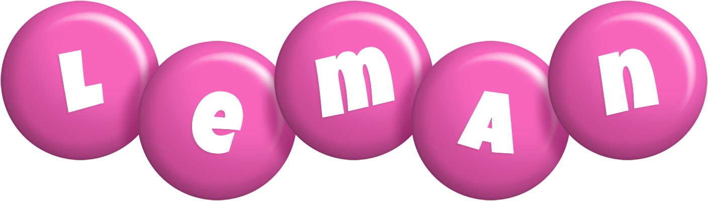 Leman candy-pink logo