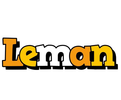 Leman cartoon logo