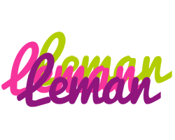 Leman flowers logo